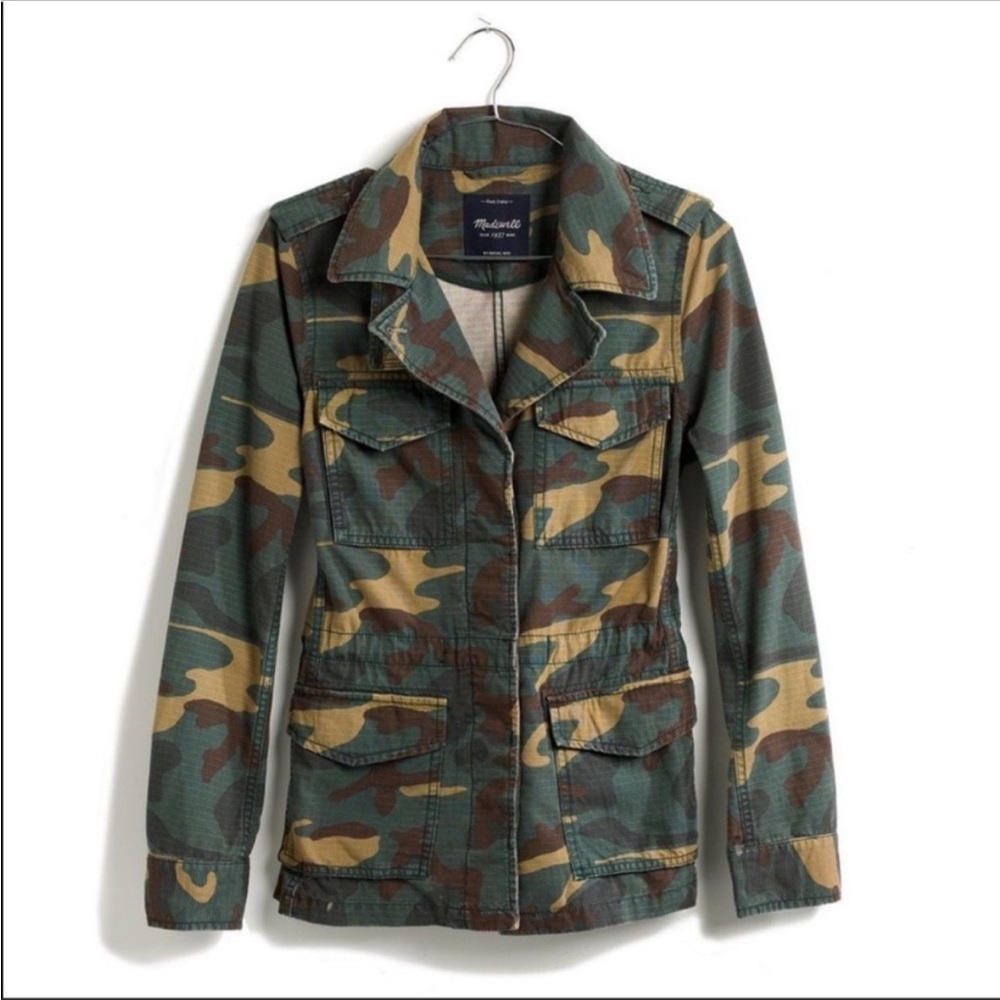 Madewell camo jacket